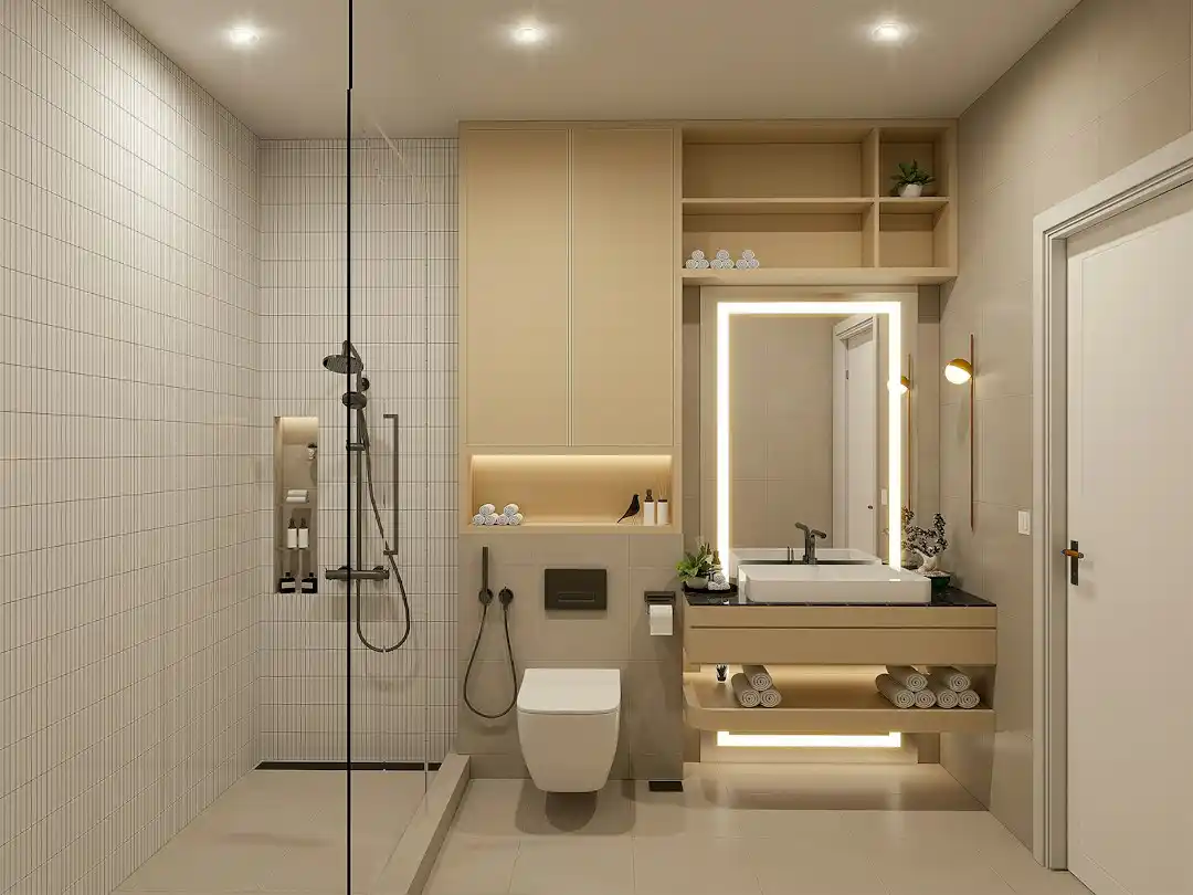small bathroom design ideas featured image